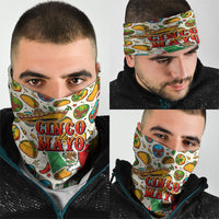 Cinco De Mayo Neck Gaiter Lucha Libre Wrestler - Pop Art Comic Style Mexican Fiesta Taco