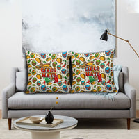 Cinco De Mayo Pillow Cover Lucha Libre Wrestler - Pop Art Comic Style Mexican Fiesta Taco