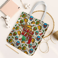 Cinco De Mayo Tote Bag Lucha Libre Wrestler - Pop Art Comic Style Mexican Fiesta Taco