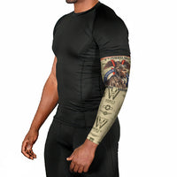 Double V Campaign Tuskegee Airmen Arm Sleeves Vintage Military Aviation P-51 Mustang World War II Art