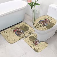 Double V Campaign Tuskegee Airmen Bathroom Set Vintage Military Aviation P-51 Mustang World War II Art