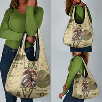 Double V Campaign Tuskegee Airmen Grocery Bag Vintage Military Aviation P-51 Mustang World War II Art