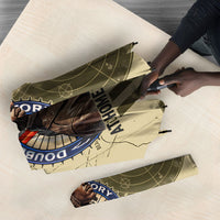 Double V Campaign Tuskegee Airmen Umbrella Vintage Military Aviation P-51 Mustang World War II Art