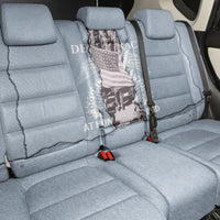 Double V Campaign American Democracy Back Car Seat Cover Military Buffalo Soldiers World War II Heritage Art