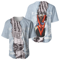 Double V Campaign American Democracy Baseball Jersey Military Buffalo Soldiers World War II Heritage Art