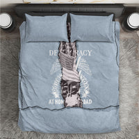 Double V Campaign American Democracy Bedding Set Military Buffalo Soldiers World War II Heritage Art