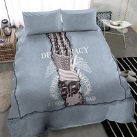 Double V Campaign American Democracy Bedding Set Military Buffalo Soldiers World War II Heritage Art