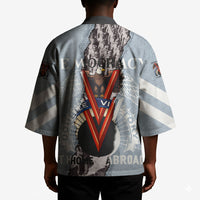 Double V Campaign American Democracy Kimono Military Buffalo Soldiers World War II Heritage Art