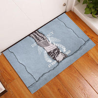 Double V Campaign American Democracy Rubber Doormat Military Buffalo Soldiers World War II Heritage Art