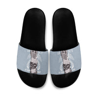 Double V Campaign American Democracy Slide Sandals Military Buffalo Soldiers World War II Heritage Art