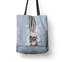 Double V Campaign American Democracy Tote Bag Military Buffalo Soldiers World War II Heritage Art