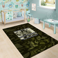 Double V Campaign American History 1942 Area Rug Military Camouflage Tuskegee Airmen World War II