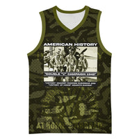 Double V Campaign American History 1942 Basketball Jersey Military Camouflage Tuskegee Airmen World War II