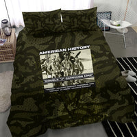 Double V Campaign American History 1942 Bedding Set Military Camouflage Tuskegee Airmen World War II