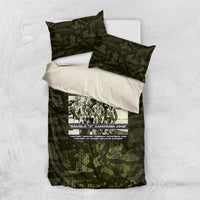 Double V Campaign American History 1942 Bedding Set Military Camouflage Tuskegee Airmen World War II