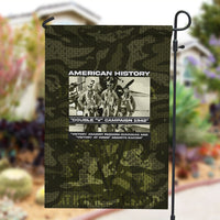Double V Campaign American History 1942 Garden Flag Military Camouflage Tuskegee Airmen World War II