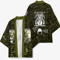Double V Campaign American History 1942 Kimono Military Camouflage Tuskegee Airmen World War II