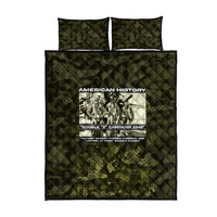 Double V Campaign American History 1942 Quilt Bed Set Military Camouflage Tuskegee Airmen World War II
