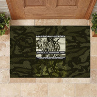 Double V Campaign American History 1942 Rubber Doormat Military Camouflage Tuskegee Airmen World War II