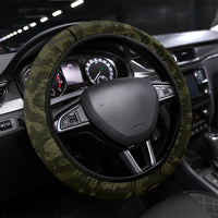 Double V Campaign American History 1942 Steering Wheel Cover Military Camouflage Tuskegee Airmen World War II