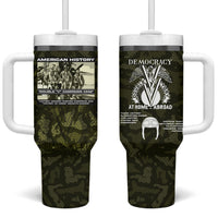 Double V Campaign American History 1942 Tumbler With Handle Military Camouflage Tuskegee Airmen World War II