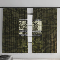 Double V Campaign American History 1942 Window Curtain Military Camouflage Tuskegee Airmen World War II
