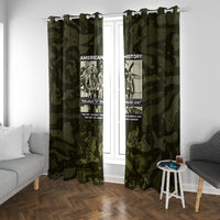 Double V Campaign American History 1942 Window Curtain Military Camouflage Tuskegee Airmen World War II