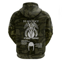 Double V Campaign American History 1942 Zip Hoodie Military Camouflage Tuskegee Airmen World War II