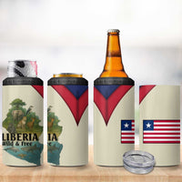 Liberia Wildlife 4 in 1 Can Cooler Tumbler with African Safari and Ocean Marine Life Design