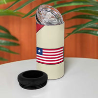 Liberia Wildlife 4 in 1 Can Cooler Tumbler with African Safari and Ocean Marine Life Design