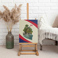 Liberia Wildlife Canvas Wall Art with African Safari and Ocean Marine Life Design