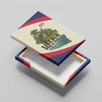 Liberia Wildlife Canvas Wall Art with African Safari and Ocean Marine Life Design