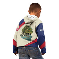 Liberia Wildlife Kid Hoodie with African Safari and Ocean Marine Life Design