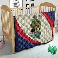 Liberia Wildlife Quilt with African Safari and Ocean Marine Life Design