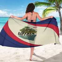 Liberia Wildlife Sarong with African Safari and Ocean Marine Life Design