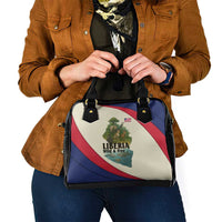 Liberia Wildlife Shoulder Handbag with African Safari and Ocean Marine Life Design