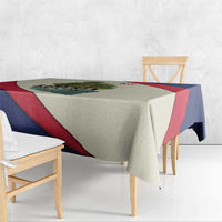 Liberia Wildlife Tablecloth with African Safari and Ocean Marine Life Design