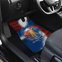 Liberia Elephant Power of Tradition Car Mats with Tribal Red Blue Splash Pattern