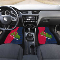 Liberia Lone Stars Rise Football Car Mats with Map Graphic and National Flag Design