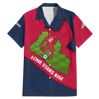 Liberia Lone Stars Rise Football Family Matching Mermaid Dress and Hawaiian Shirt with Map Graphic and National Flag Design