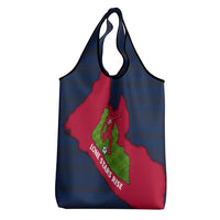 Liberia Lone Stars Rise Football Grocery Bag with Map Graphic and National Flag Design