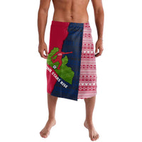 Liberia Lone Stars Rise Football Lavalava with Map Graphic and National Flag Design