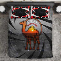 Bahrain Desert Camel Bedding Set with Sunset Glow and Starry Sky