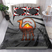 Bahrain Desert Camel Bedding Set with Sunset Glow and Starry Sky