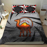 Bahrain Desert Camel Bedding Set with Sunset Glow and Starry Sky