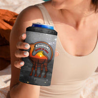 Bahrain Desert Camel 4 in 1 Can Cooler Tumbler with Sunset Glow and Starry Sky