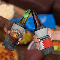 Bahrain Desert Camel 4 in 1 Can Cooler Tumbler with Sunset Glow and Starry Sky