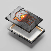 Bahrain Desert Camel Canvas Wall Art with Sunset Glow and Starry Sky