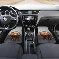 Bahrain Desert Camel Car Mats with Sunset Glow and Starry Sky