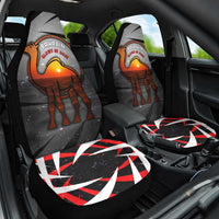 Bahrain Desert Camel Car Seat Cover with Sunset Glow and Starry Sky